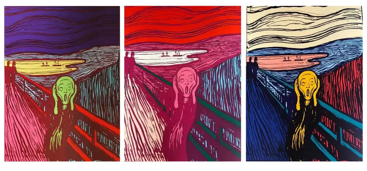 Sunday B. Morning (Andy Warhol), The Scream (Portfolio Of 3)