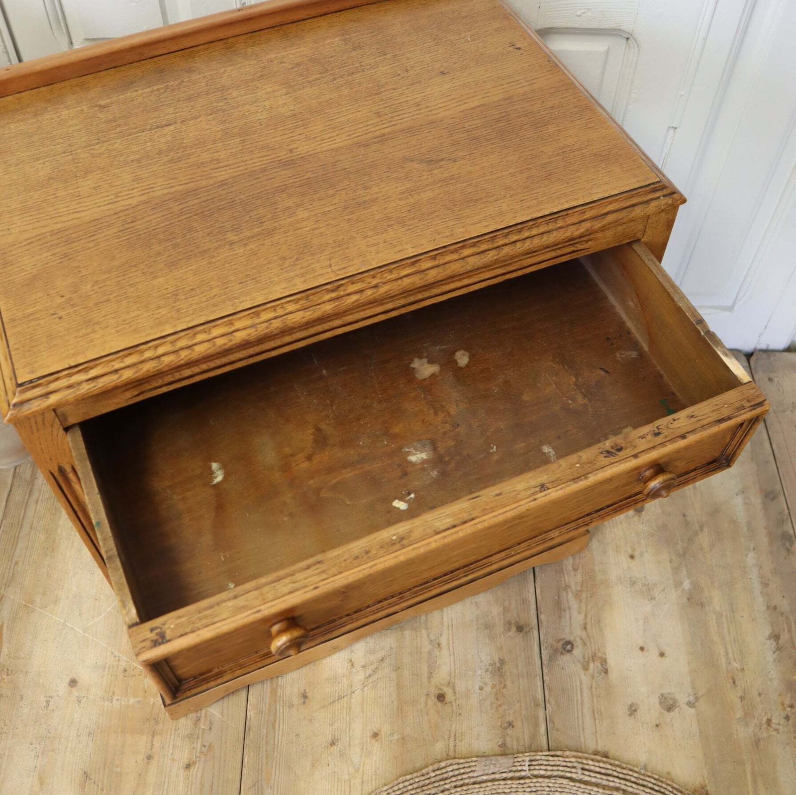 photo furniture Small Vintage Oak Chest Of Drawers