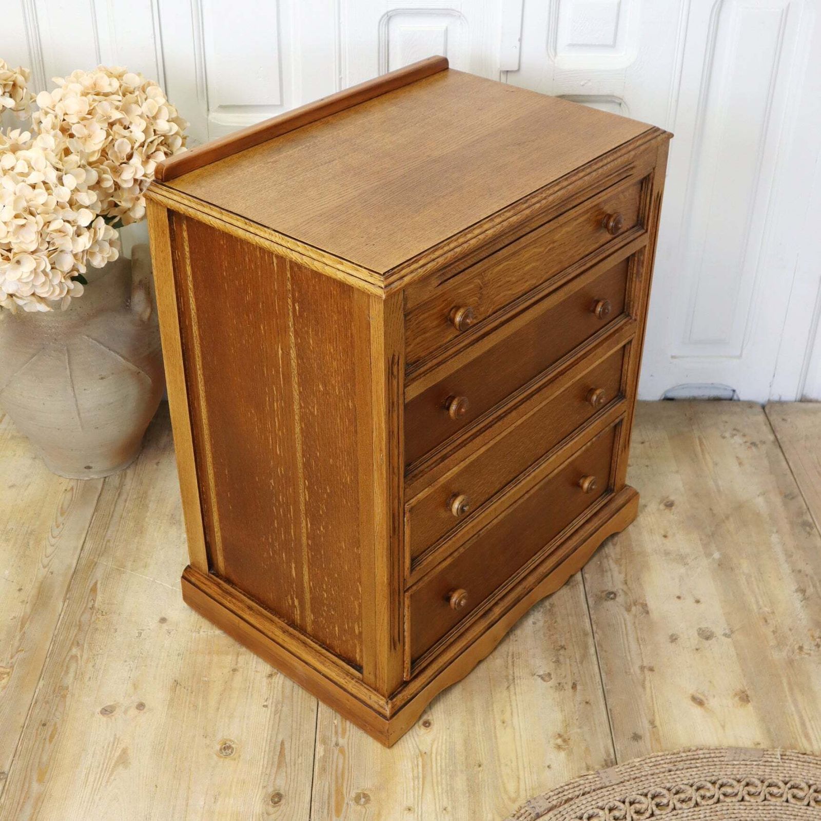 photo for sale Small Vintage Oak Chest Of Drawers