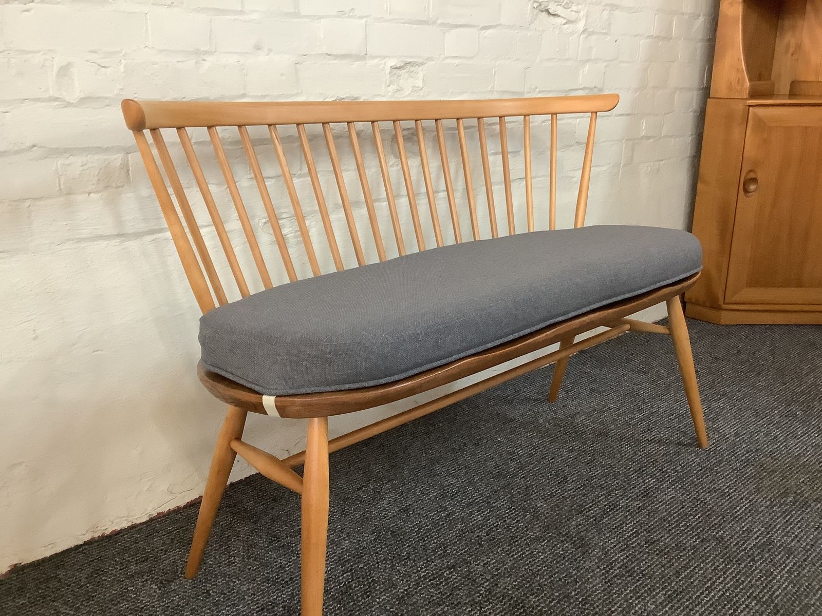 Ercol Windsor 450 Loveseat, Produced 1960 Onwards.