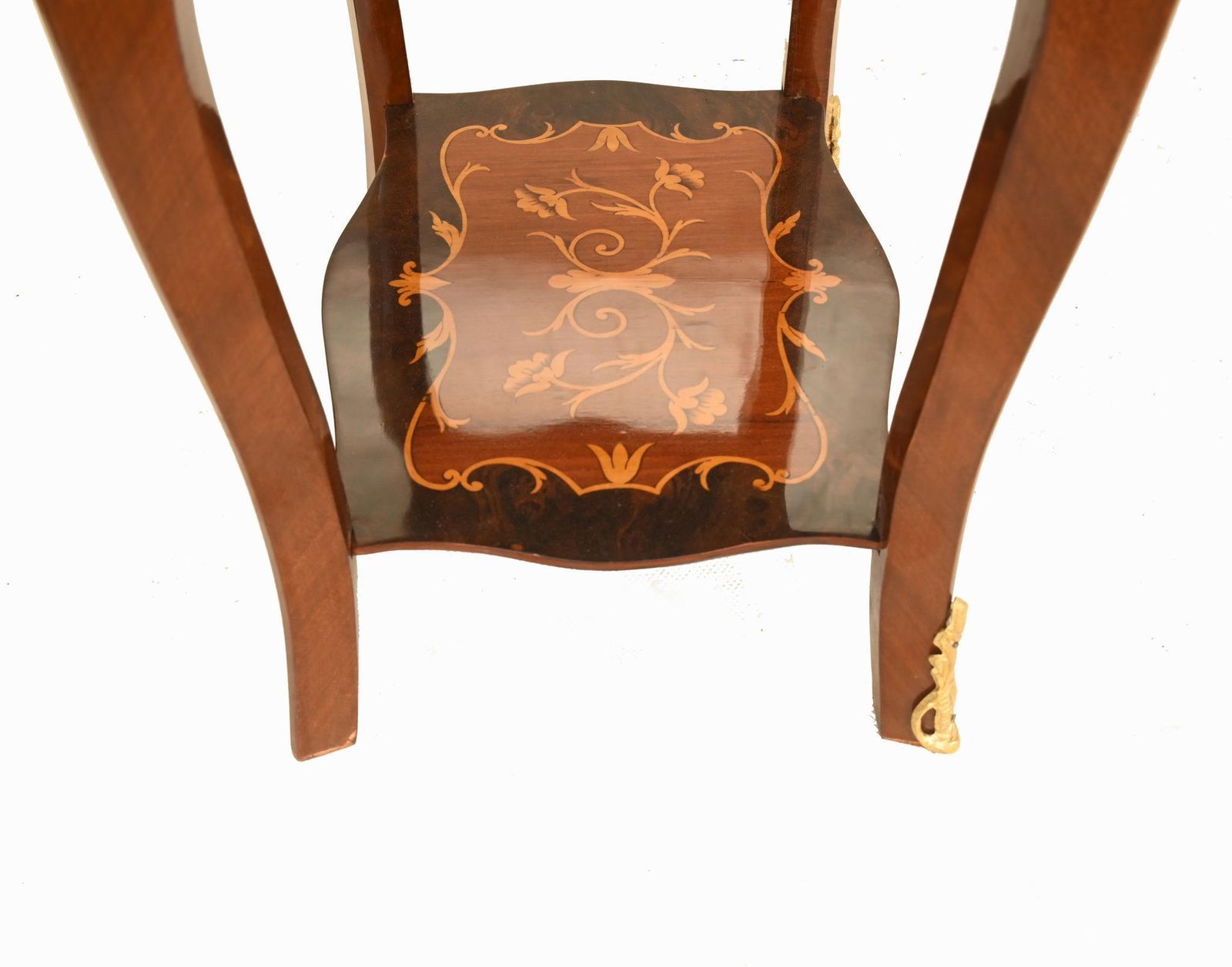 Pair French Kingwood & Marquetry Bedside Tables Louis XV Style photo buy