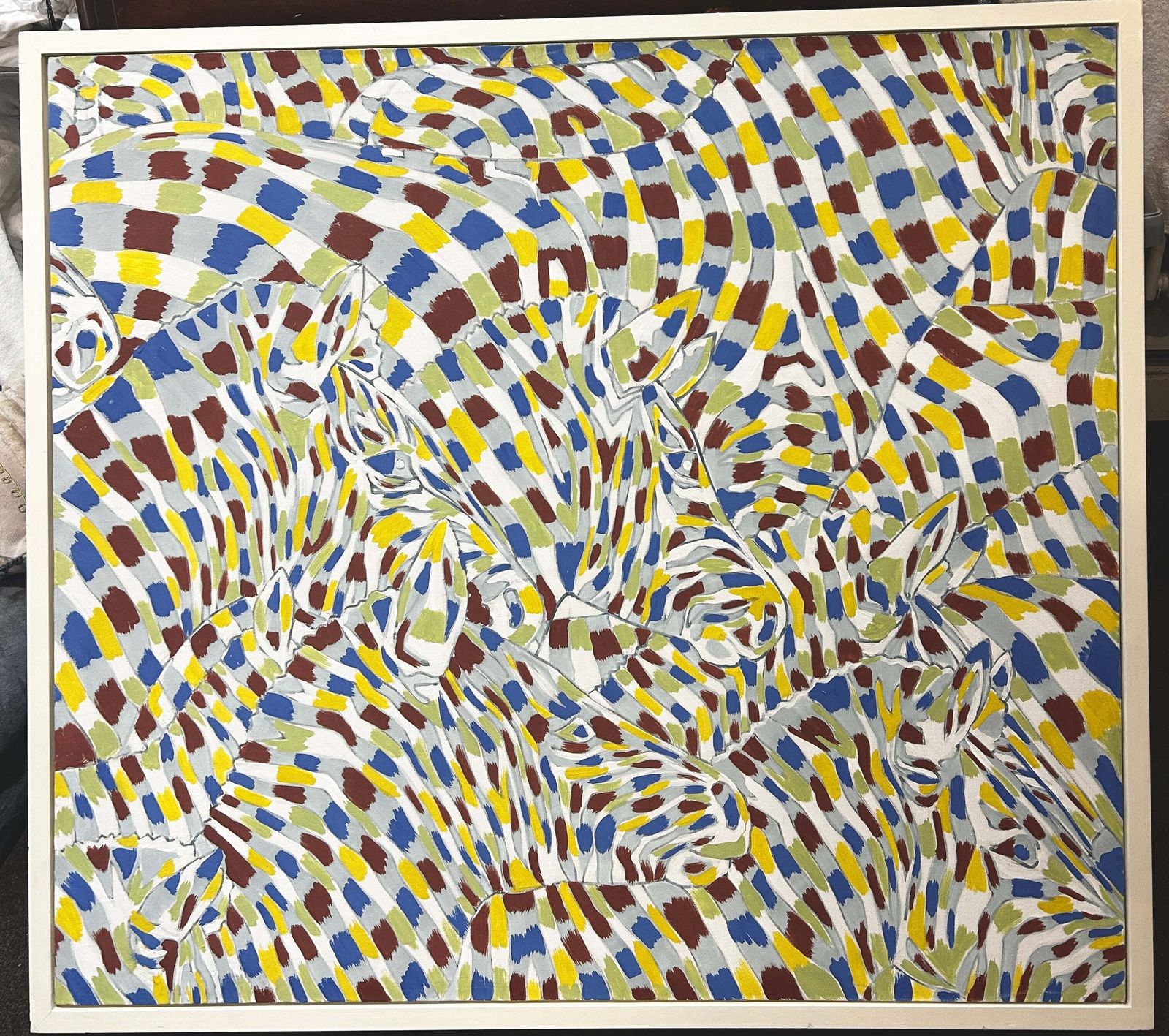 Arge Abstract Oil On Canvas By Muhadin Kishev 1939 2025