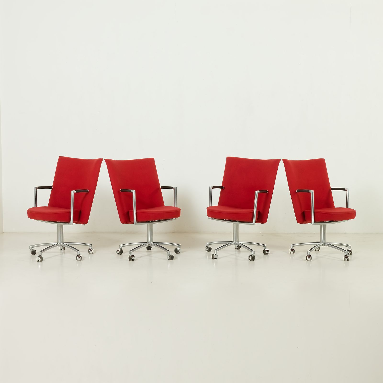 photo buy Erik Jørgensen “Partner” Chair By J. Foersom & P. Hiort Lorenzen, Set Of 4, Denmark, 1970s