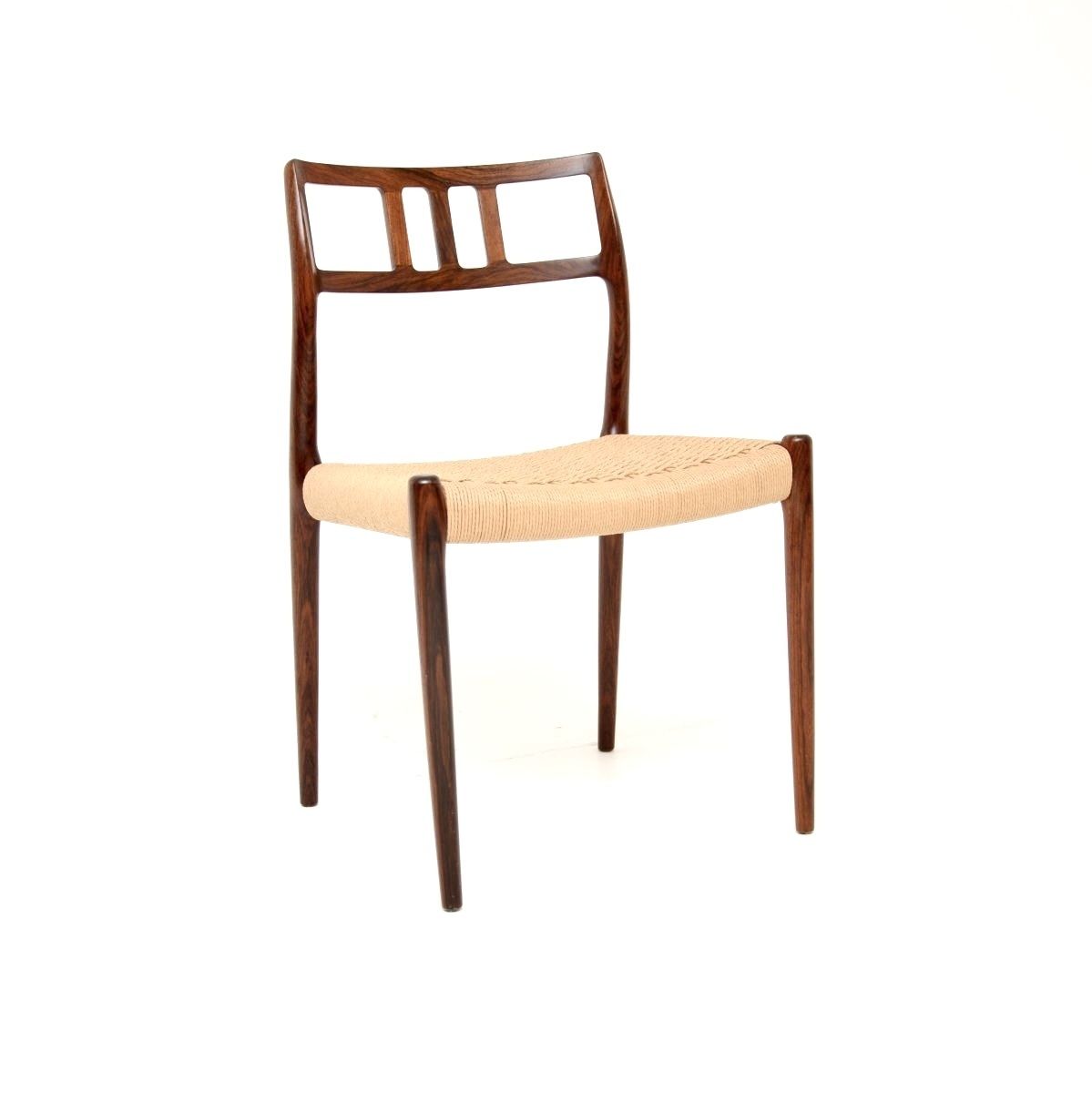 Set Of Four Danish Vintage Rosewood Model 79 Chairs By Niels Moller photo furniture