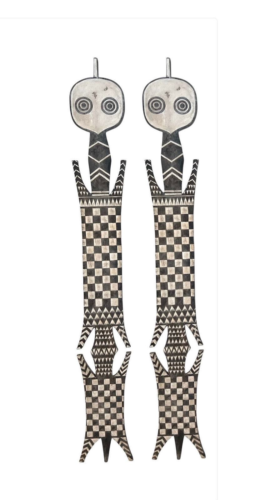 African Bobo Plank Mask Old Tribal Ancestral Celebration photo Art