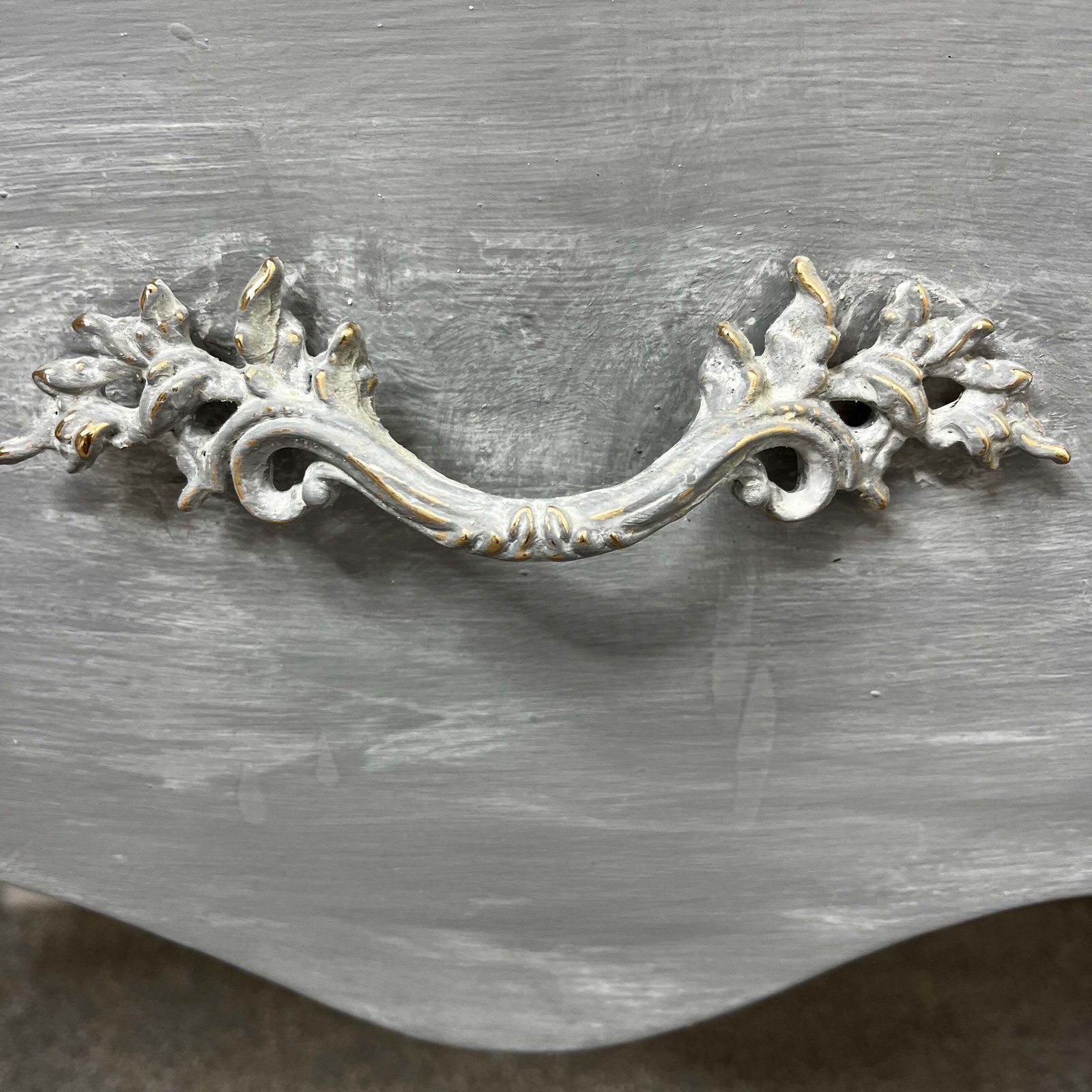 Vintage Bow Fronted Chest Of Drawers photo for sale