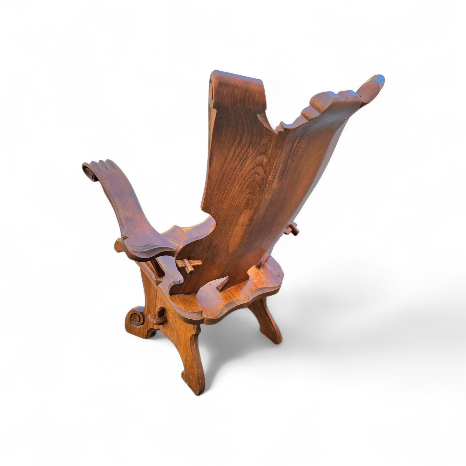 photo vinterior Oirschot Oak Chair / Heer Stoel / Gentleman Chair / Claw Chair / 1960s
