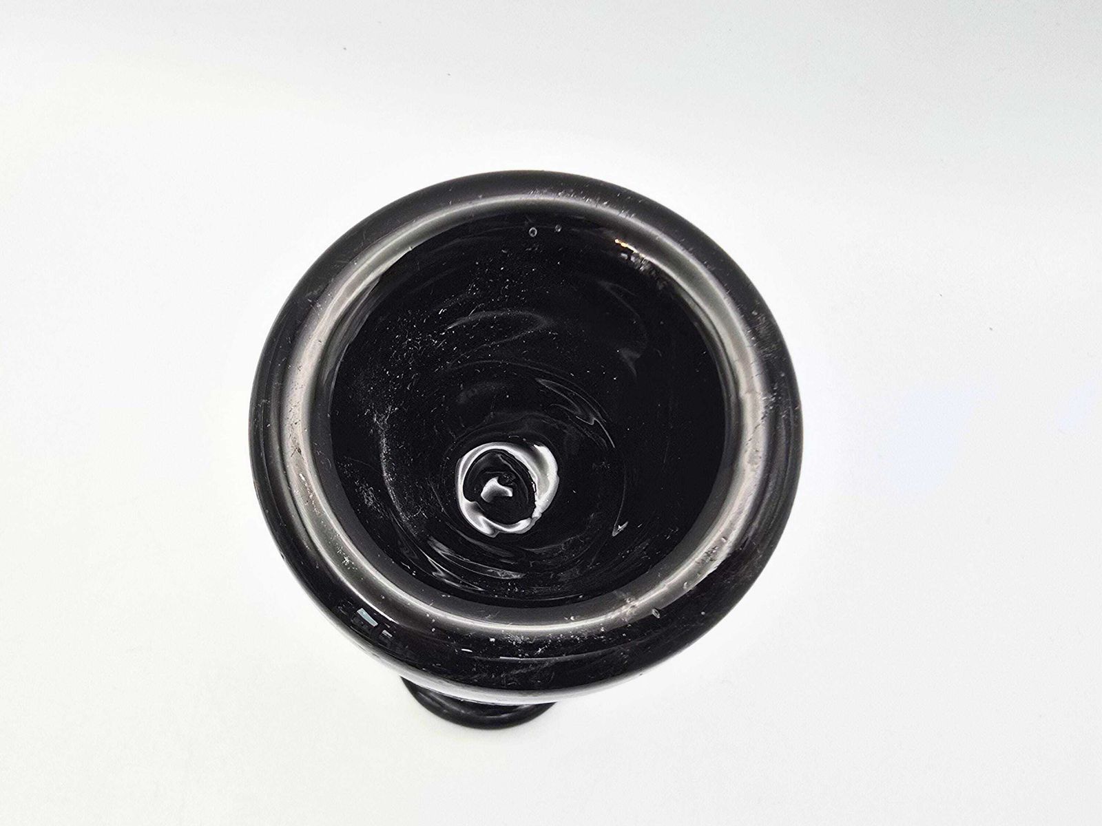 Victorian Black Glass Truffle Bottle   Antique French Kitchenalia photo buy