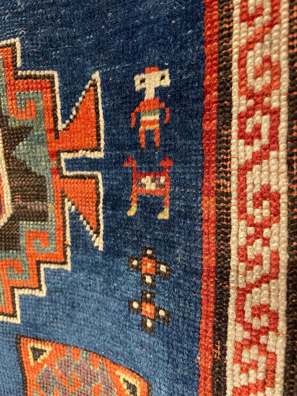 Antique Caucasian Kazak, 1900s photo vinterior
