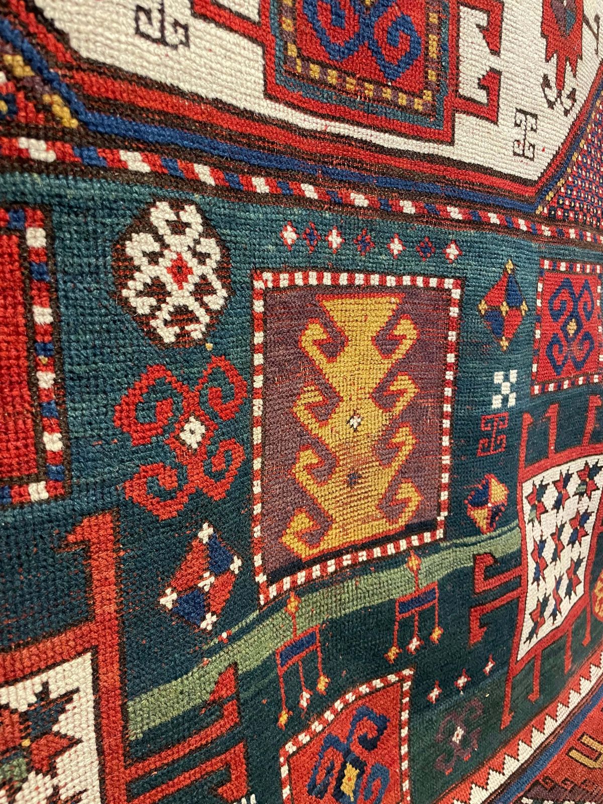 Antique Caucasian Karachov, 1800s photo vinterior