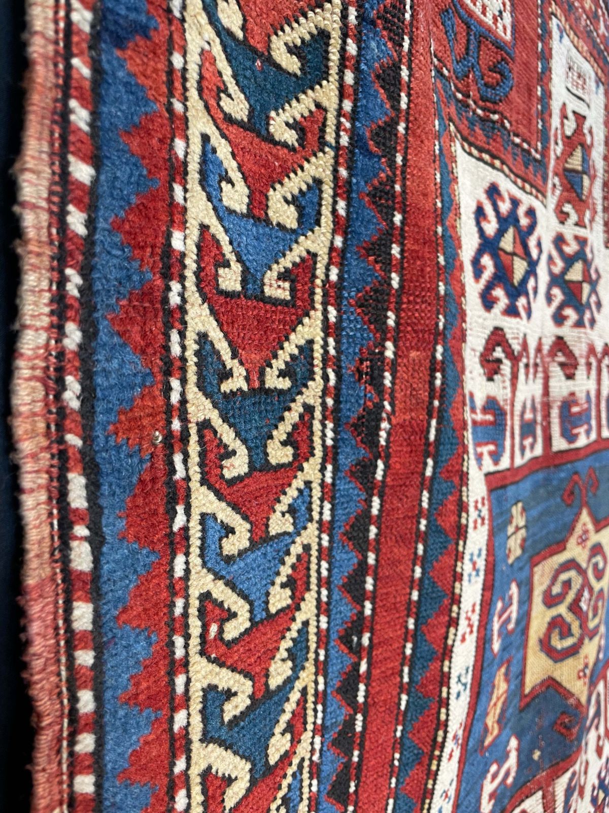 Antique Caucasian Karachov Prayer Rug photo vinterior