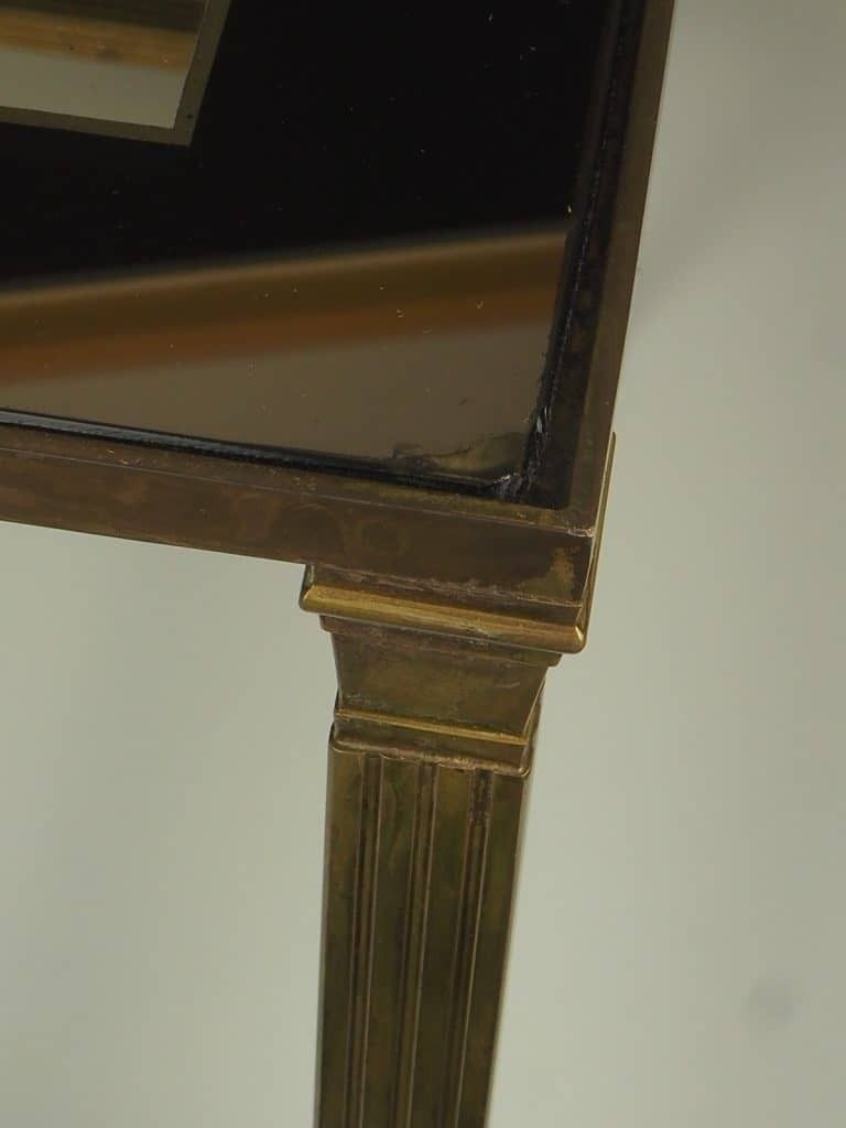 Mid Century Brass Coffee / Side Table photo buy