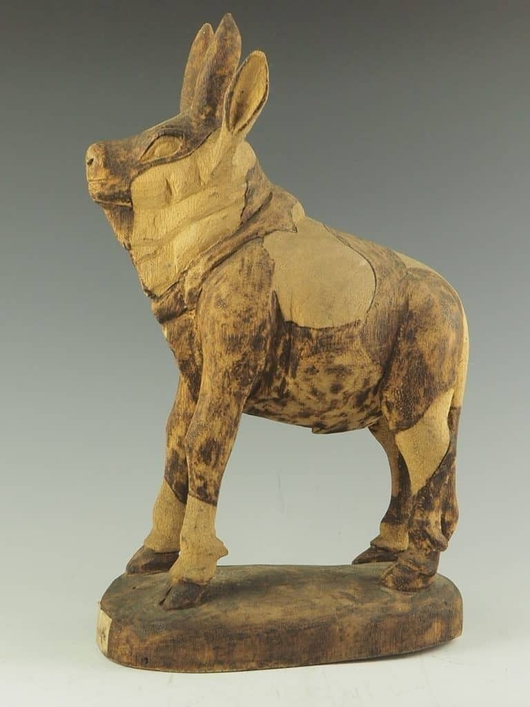 Belcanto Folk Art Sculpture Of A Goat photo vinterior