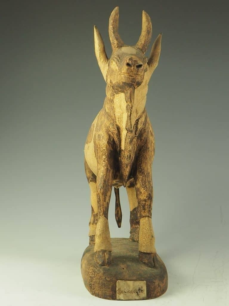 photo furniture Belcanto Folk Art Sculpture Of A Goat