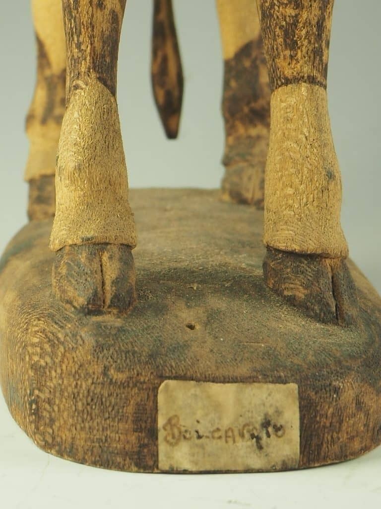 Art Belcanto Folk Art Sculpture Of A Goat photo