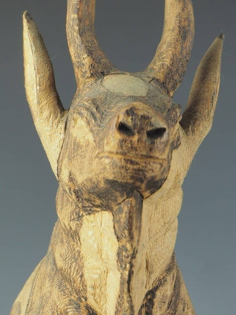 225.0 Belcanto Folk Art Sculpture Of A Goat photo