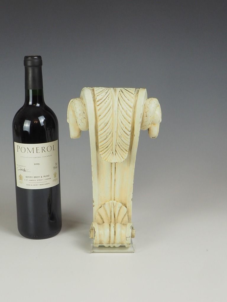 18th Antique Architectural Wood Hand Carved Corbel Salvaged French Chateau photo for sale