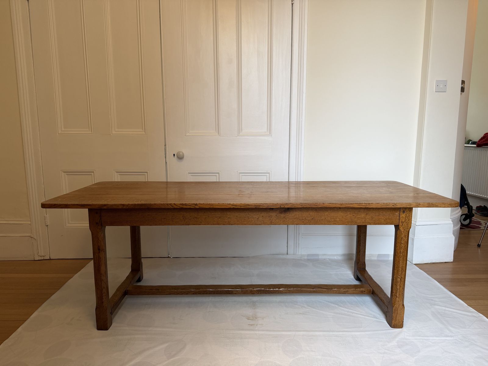Good Quality, Solid Oak Reproduction Refectory Table