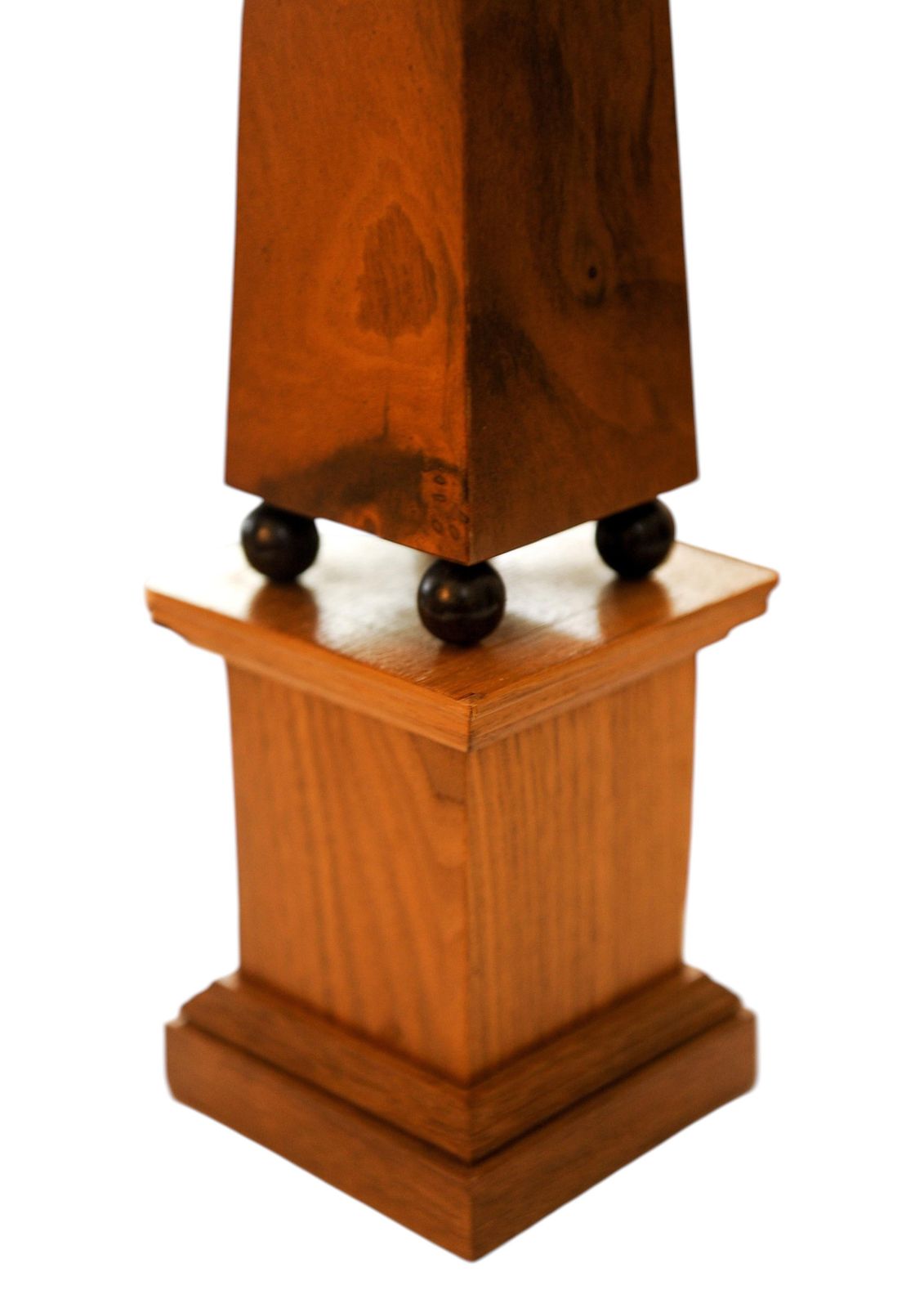 David Linley Sycamore And Walnut Wood Desk Obelisk photo vintage