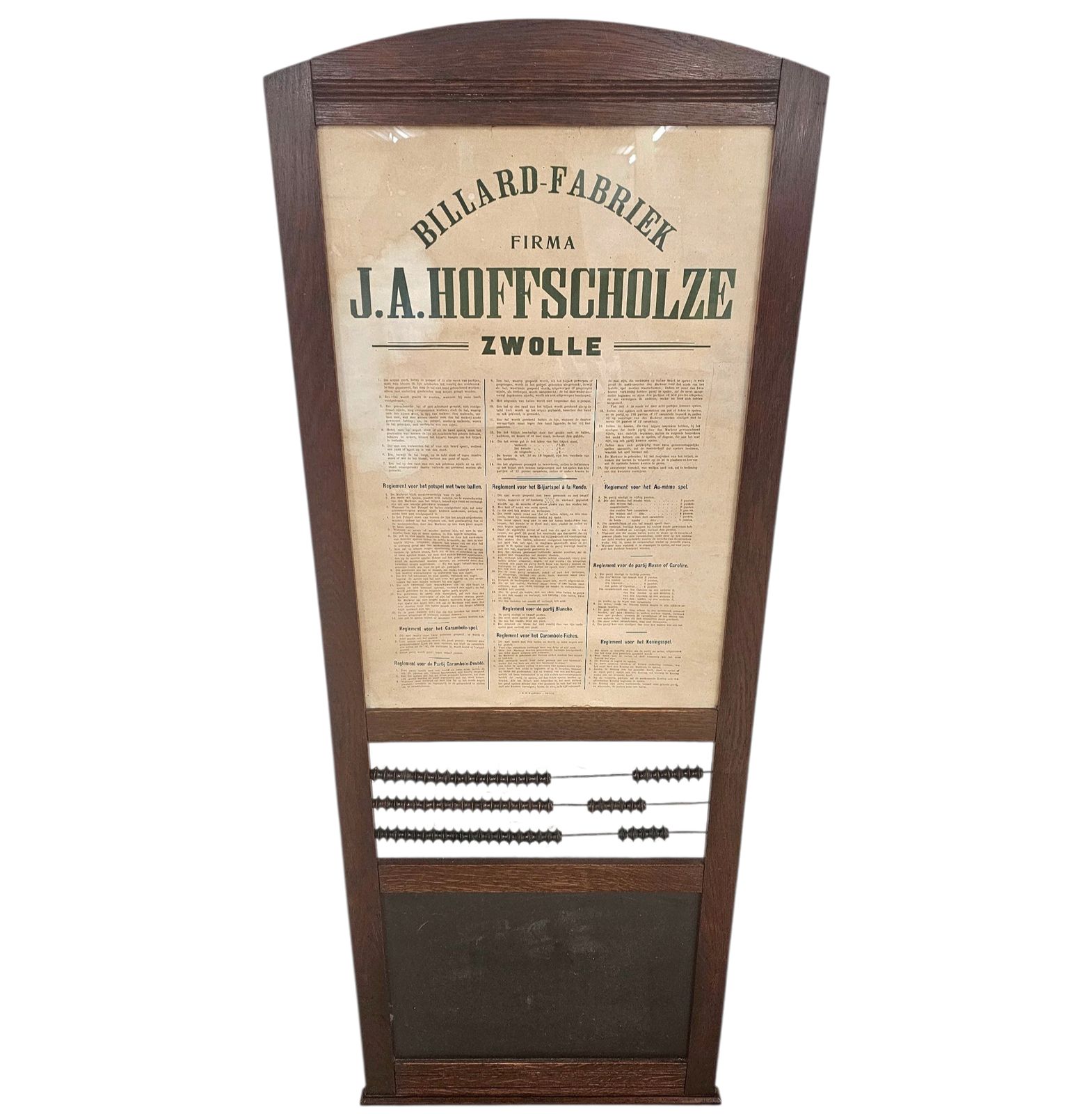Wall Billiards Scoreboard By J.A. Hoffscholze / Zwolle / Billard Fabriek / 1960s. photo furniture