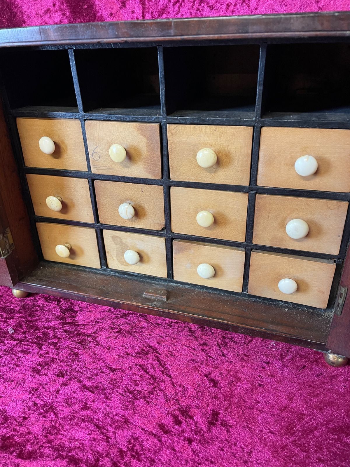Georgian Small Inlaid Mahogany Spice Cabinet Circa 1810 photo buy