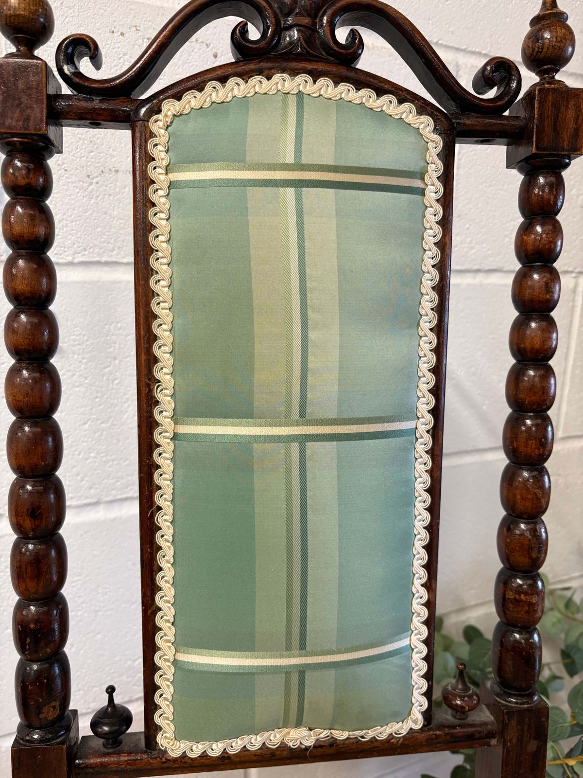 Stunning Victorian Faux Rosewood Bobbin Turned Chair Beautiful Solid Piece photo Furniture