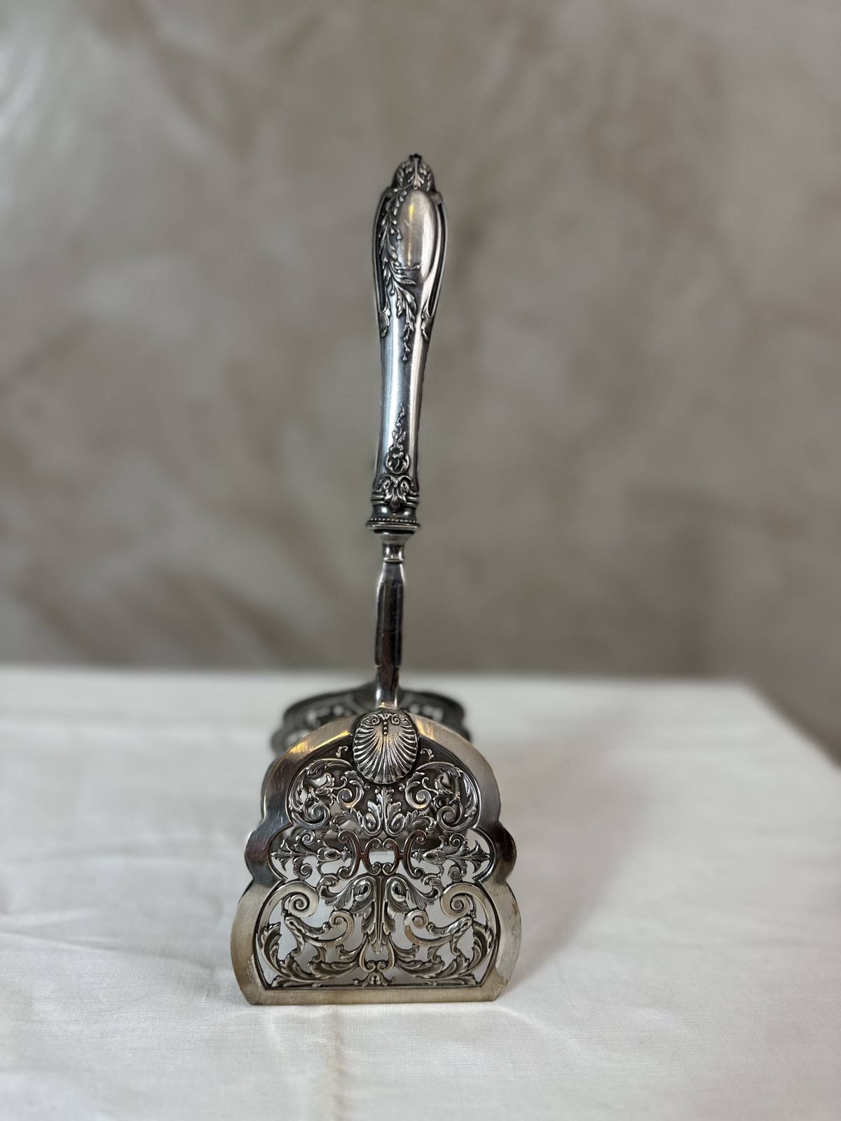 Silver Plated Asparagus Tongs, Early 20th Century photo Home Decor