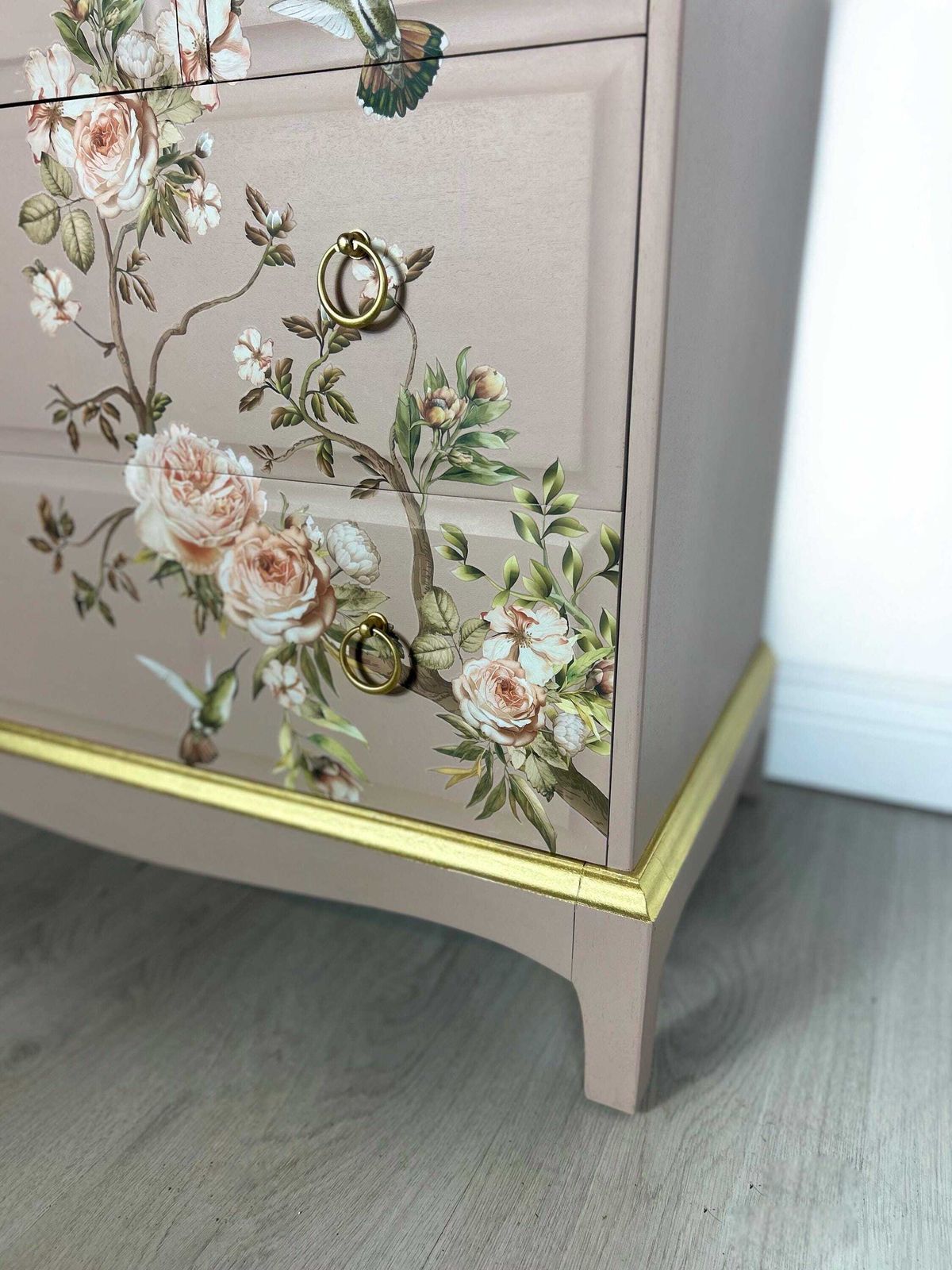Pink Stag 3 Over 2 5 Drawer Chest Of Drawer photo vintage