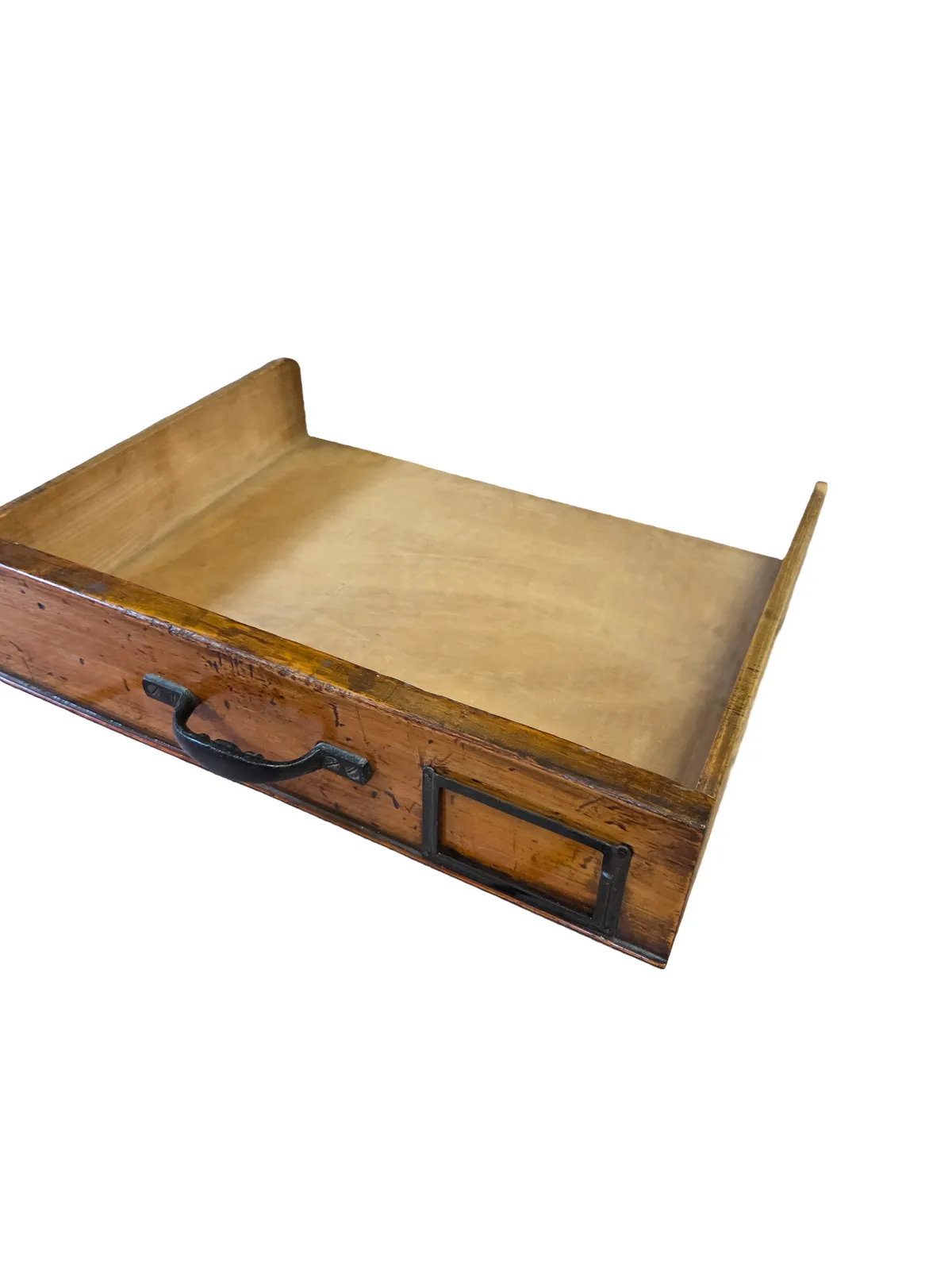 Early 20th Century Tall British Government Issue Mahogany Notary Drawer Cabinet   King George V   1932 photo vinterior