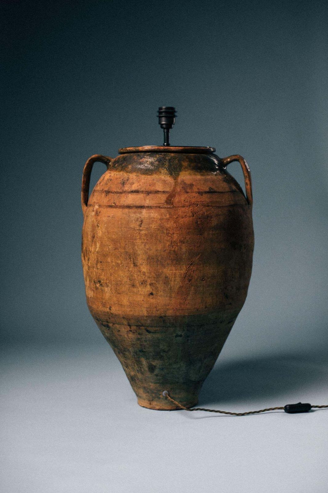 photo buy Aegean Glazed Olive Jar Table Lamp