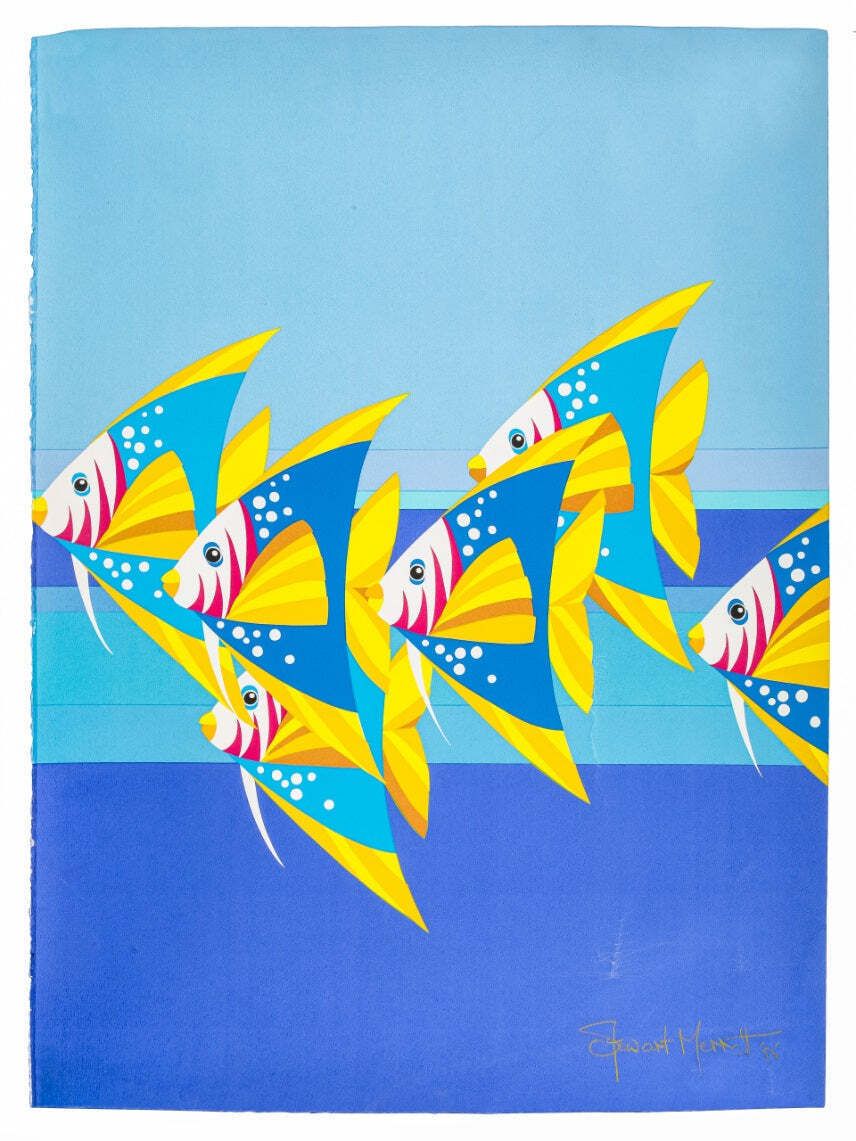 'School Of Angels' By Stewart Merrett (1943 2020) Signed Lithograph