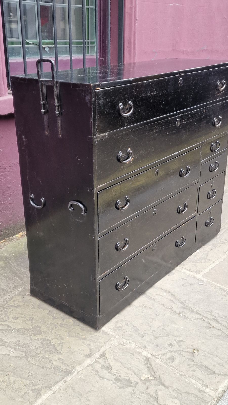 Japanese Tansu Chest Of Drawers,Cc 1890 photo for sale