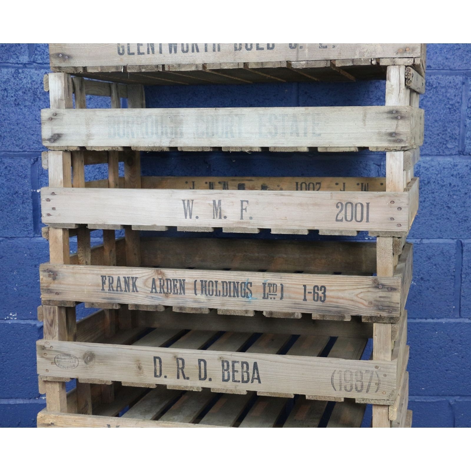 10 Vintage Wooden Potato Chitting Trays Or Bushel Boxes Storage Garden Ideas photo furniture