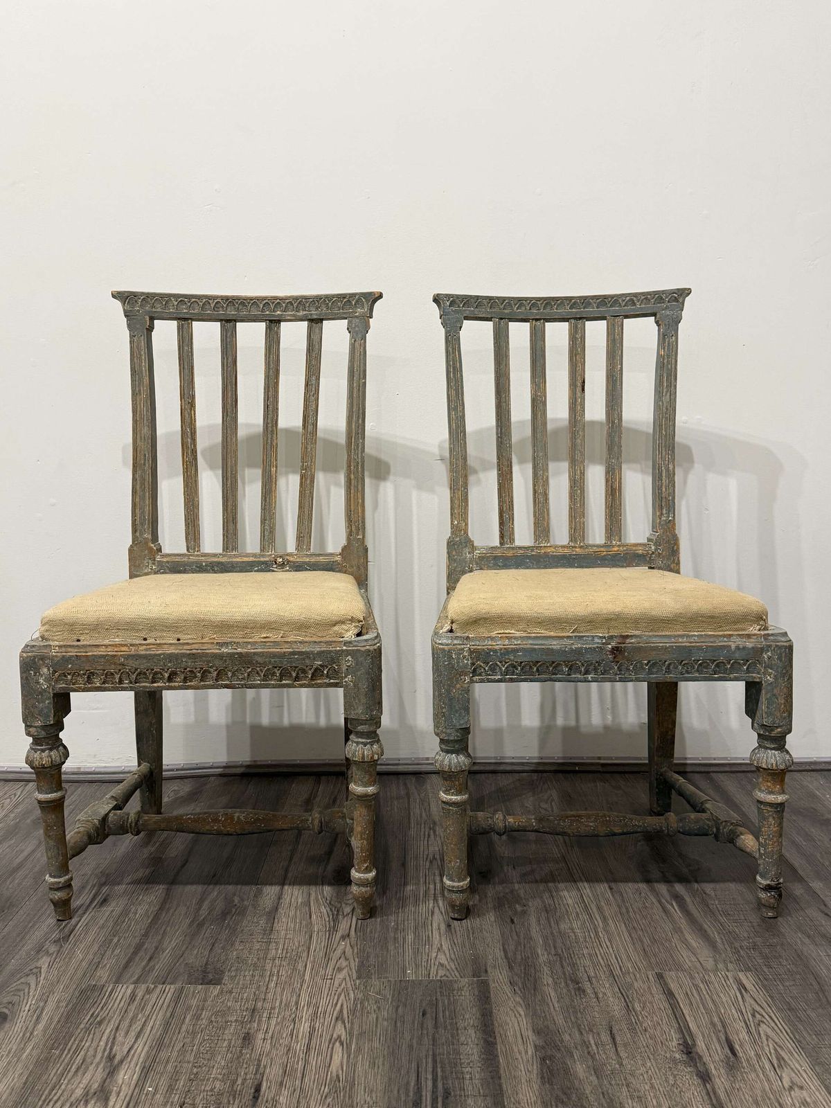 Set Of 19th Century Swedish Gustavian Dinning Chairs photo 3950.0