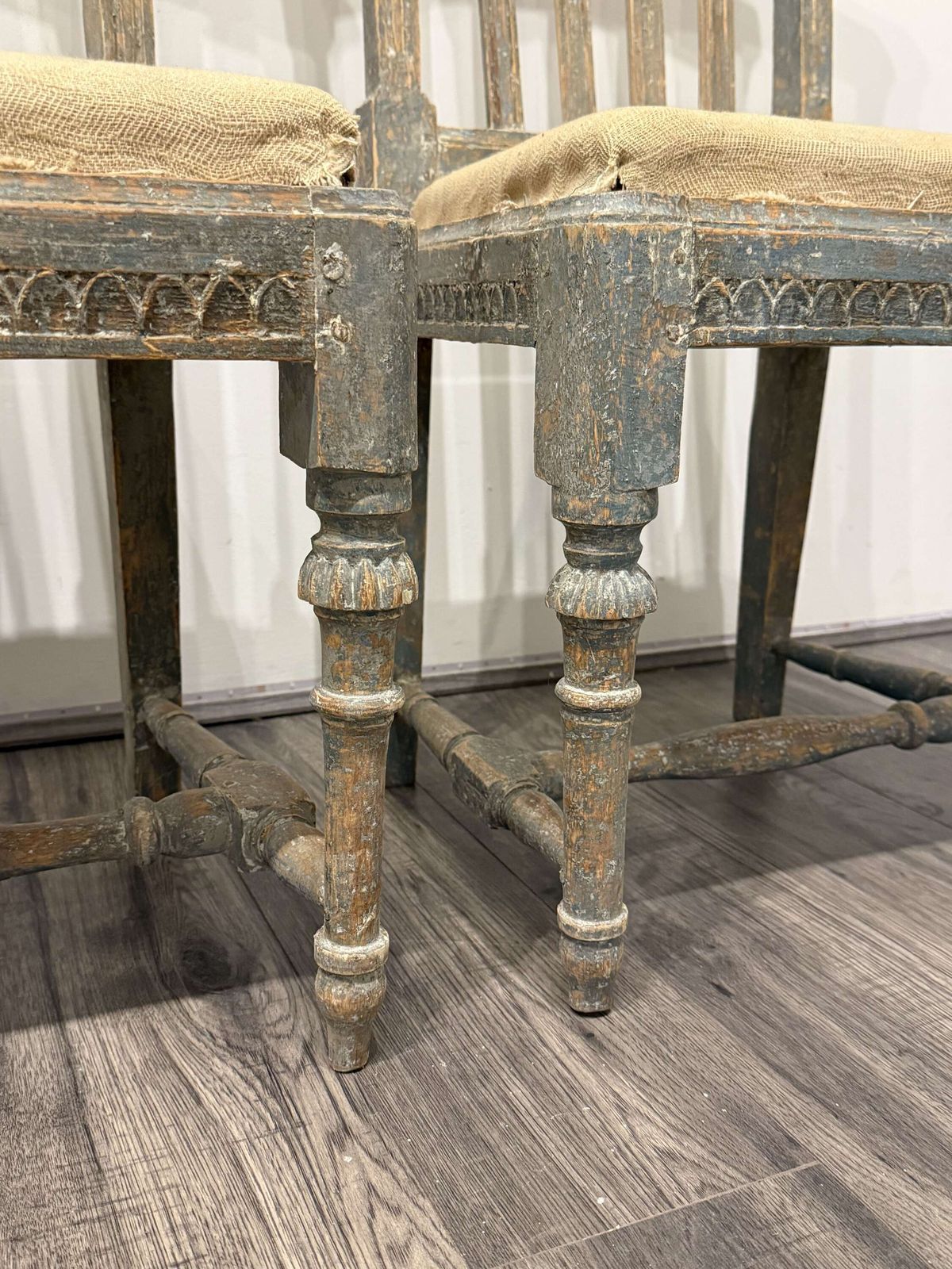 Set Of 19th Century Swedish Gustavian Dinning Chairs photo vinterior