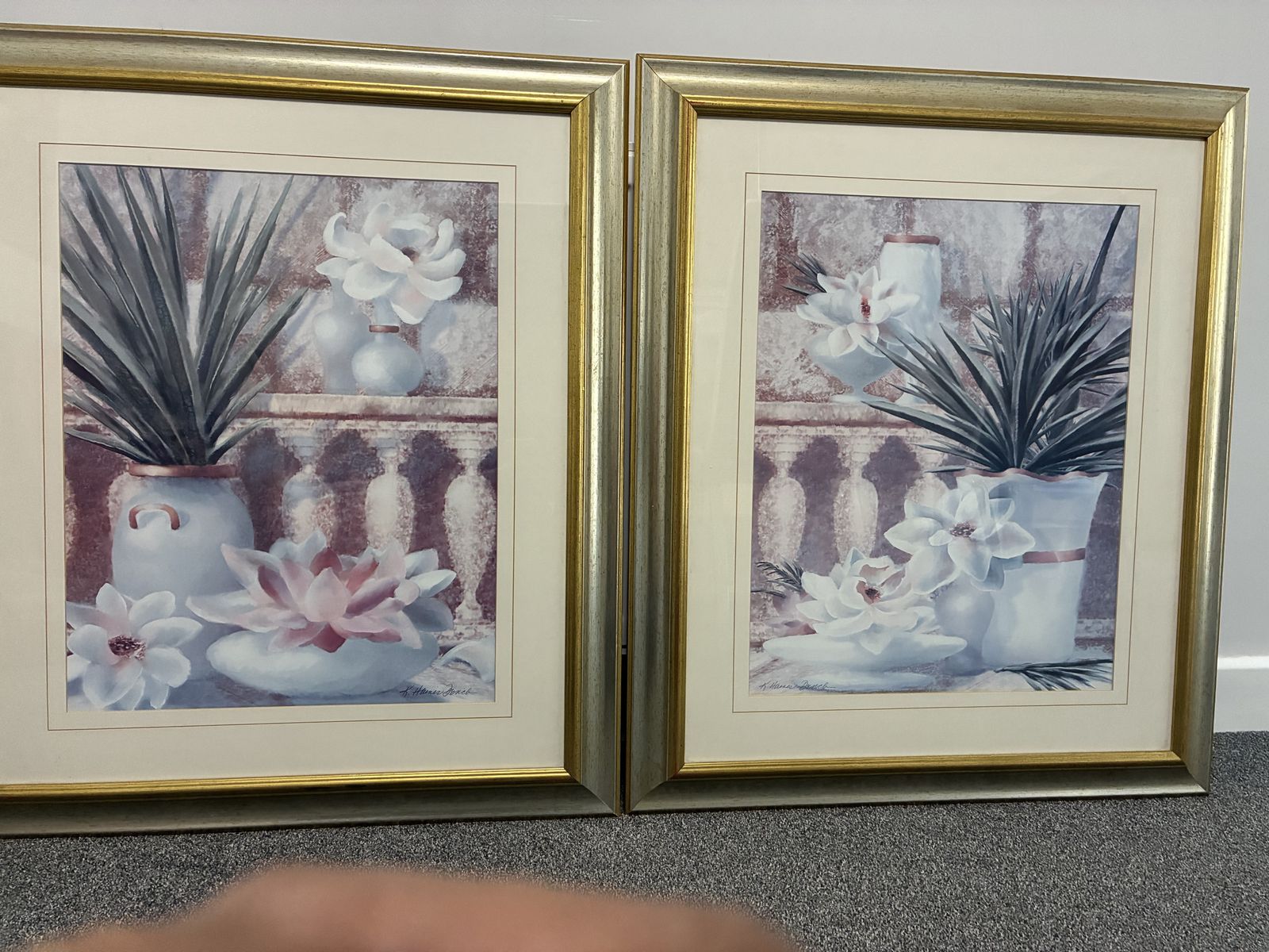 Water Nymph 1 And Water Nymph11 By Kathy Dench Hained Painting photo for sale