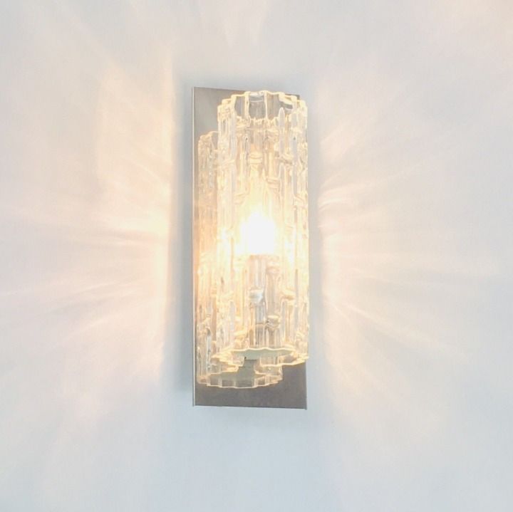 Pair Of Mid Century Modern Murano Glass Wall Lights From Doria, 1960s photo 600.0