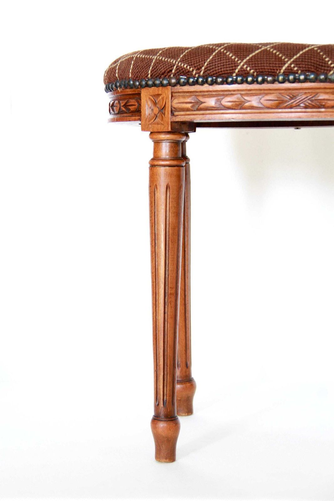 Luigina, Antique Louis XVI Style Foot Rest/ Stool, Italy, 1940s photo buy