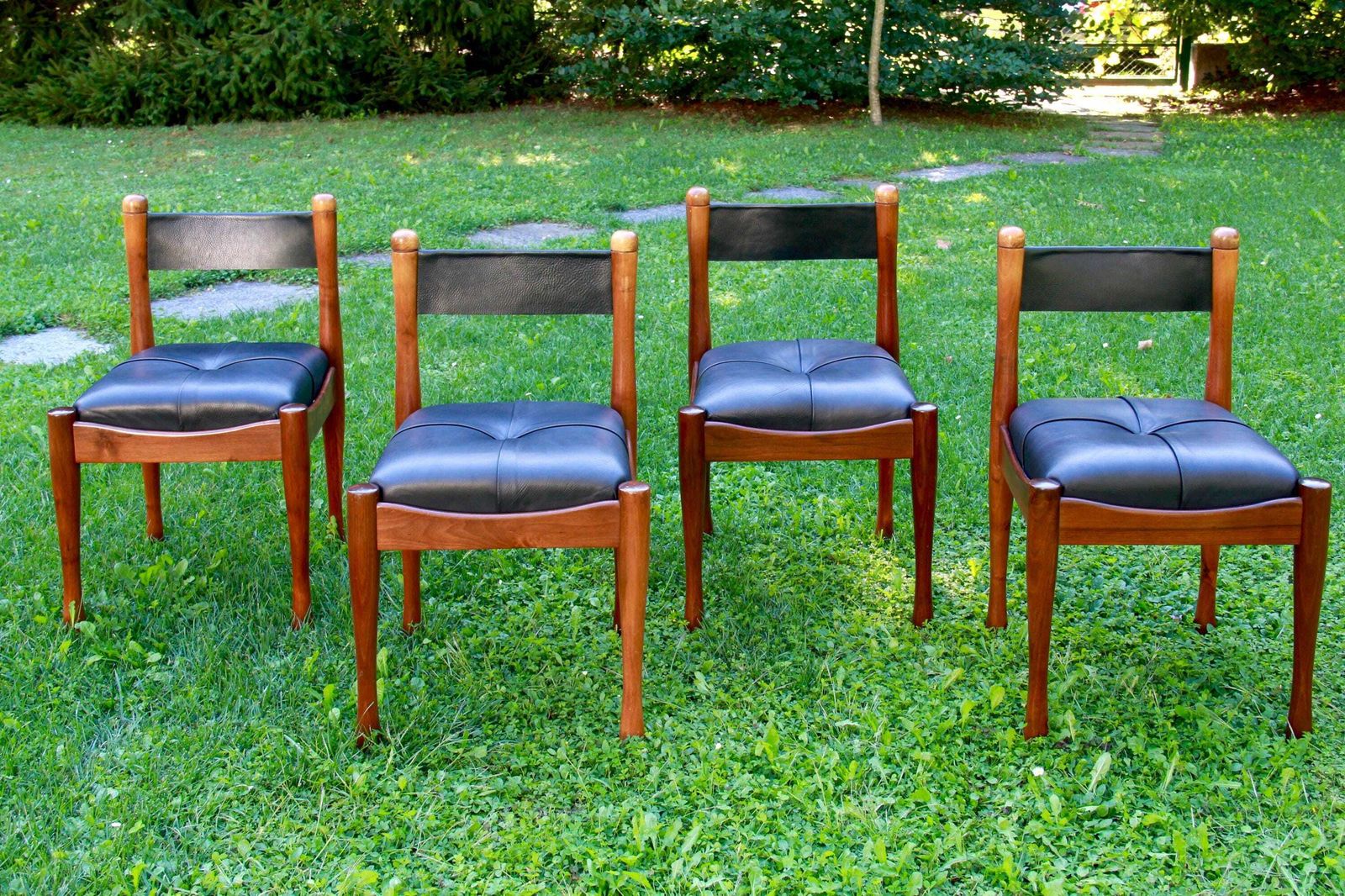 photo furniture 620 Model Dining Chairs By Silvio Coppola For Bernini, Set Of 4, Italy, 1976