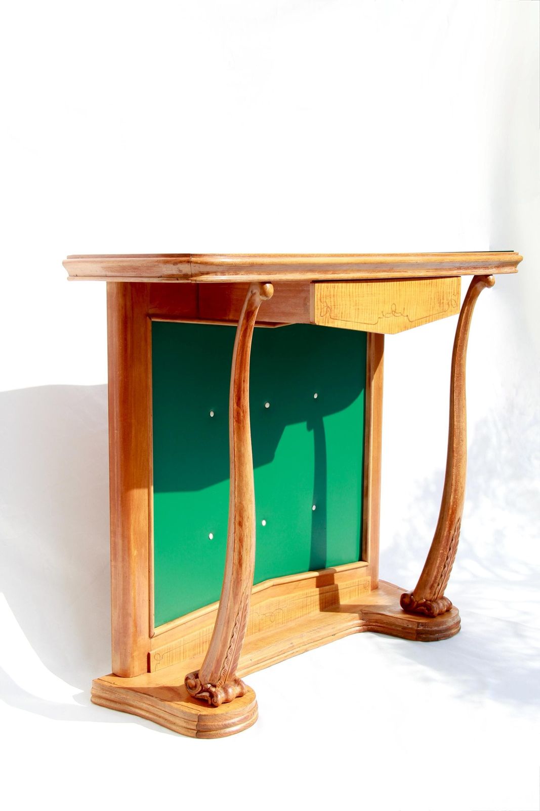 Furniture Mestre, Vintage Art Deco Hall Table / Console, Italy, 1950s photo