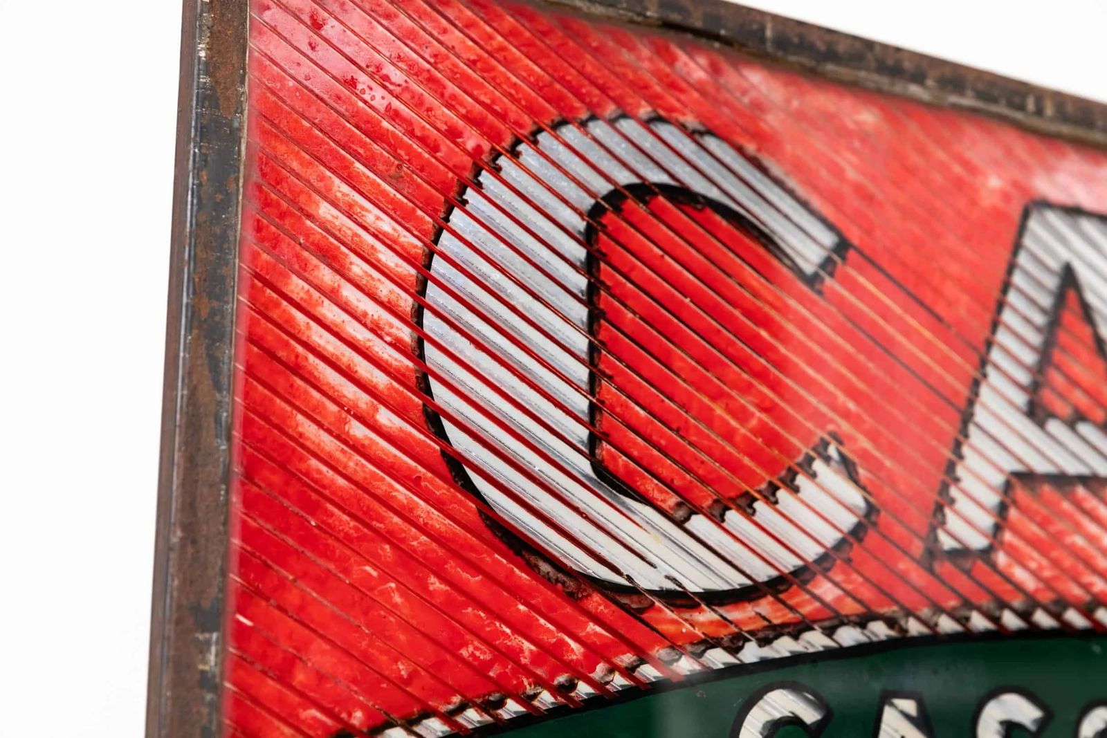 photo for sale Vintage French Cafe Double Sided Trade Sign