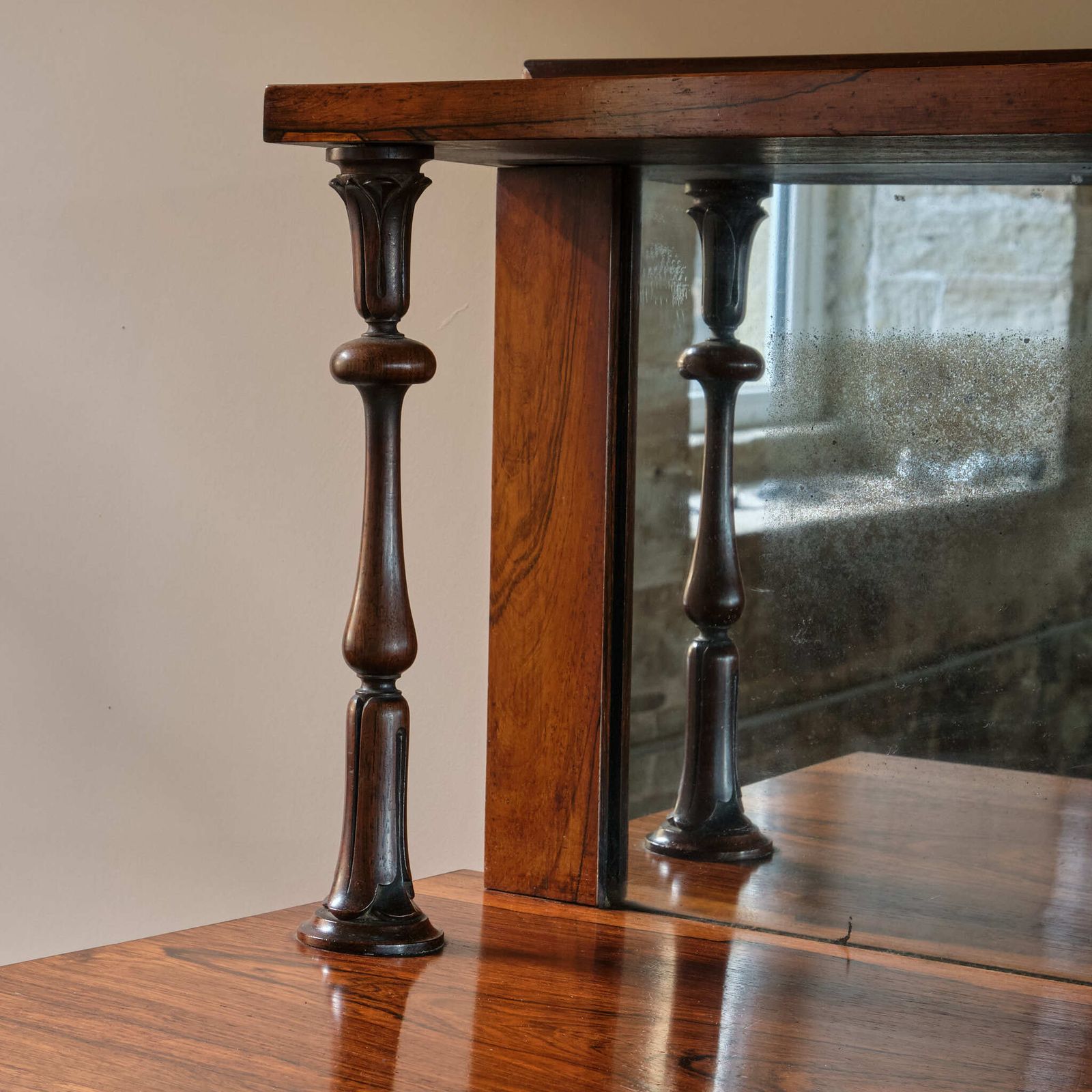 Early Victorian Rosewood Chiffonier By Holland & Sons photo 3000.0