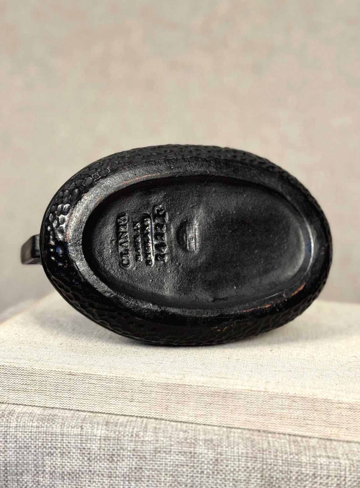 Antique Bretby Clanta Pottery Bowl | Arts & Crafts Mantel Vase photo vinterior