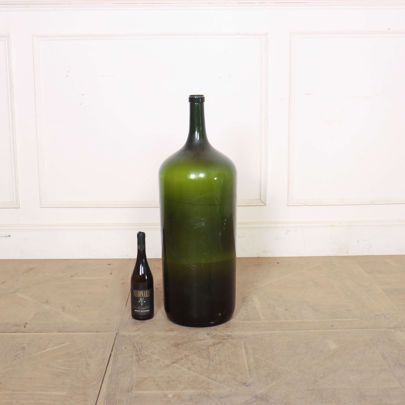 Large Italian Wine Bottle, 1920s photo furniture