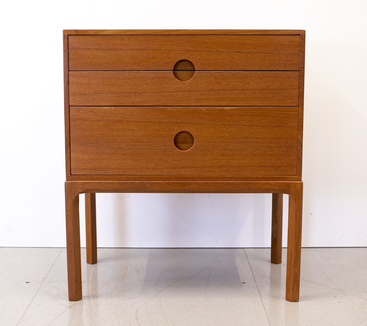 Danish Model 386 Teak Chest Of Drawers By Kai Kristiansen For Aksel Kjersgaard, 1960s