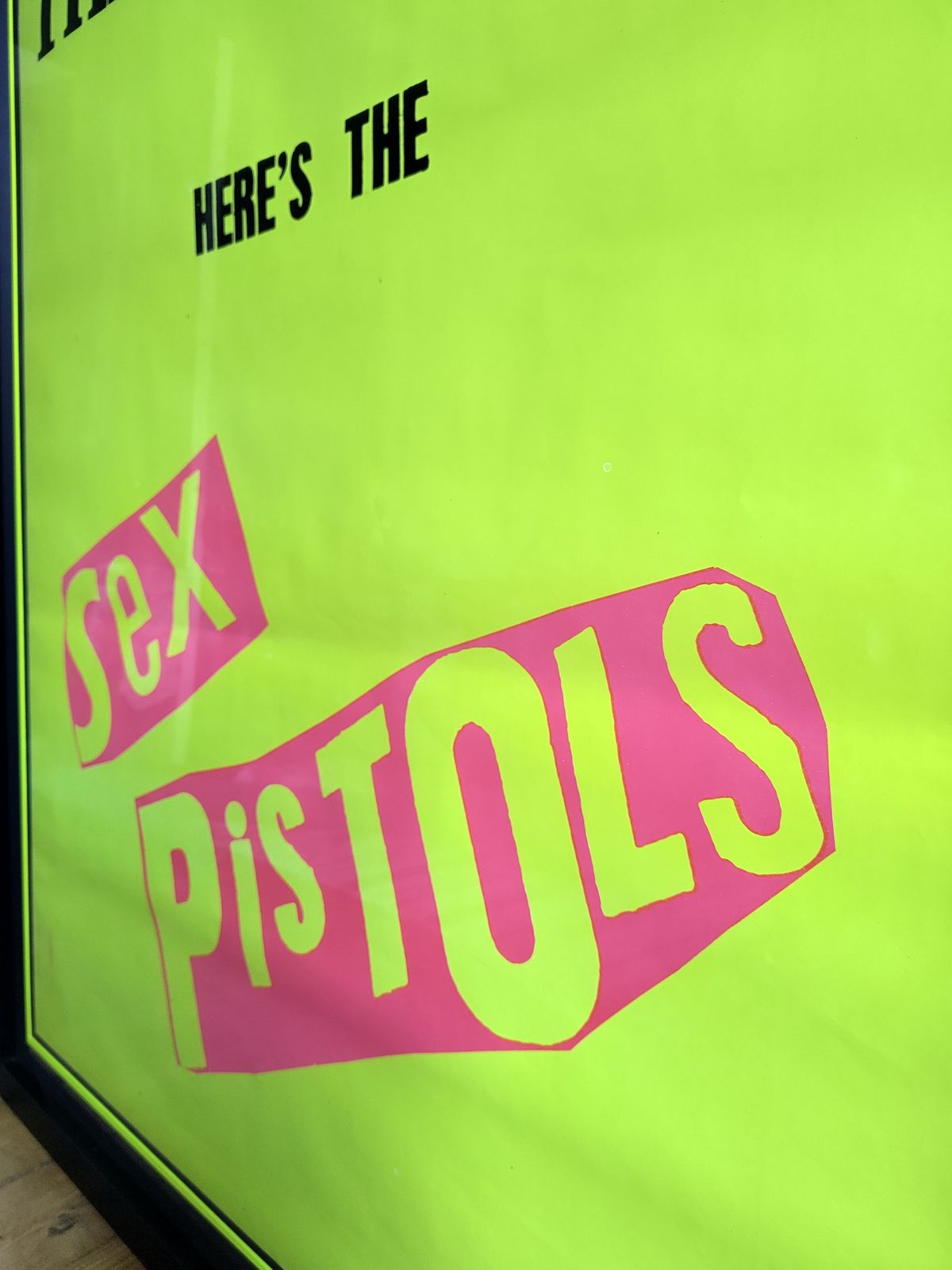 photo for sale Museum Grade 1977 Sex Pistols Never Mind The Bollocks Original Promo – Rock Paper Film Coa – Harten Frameworks (Uk) Framed