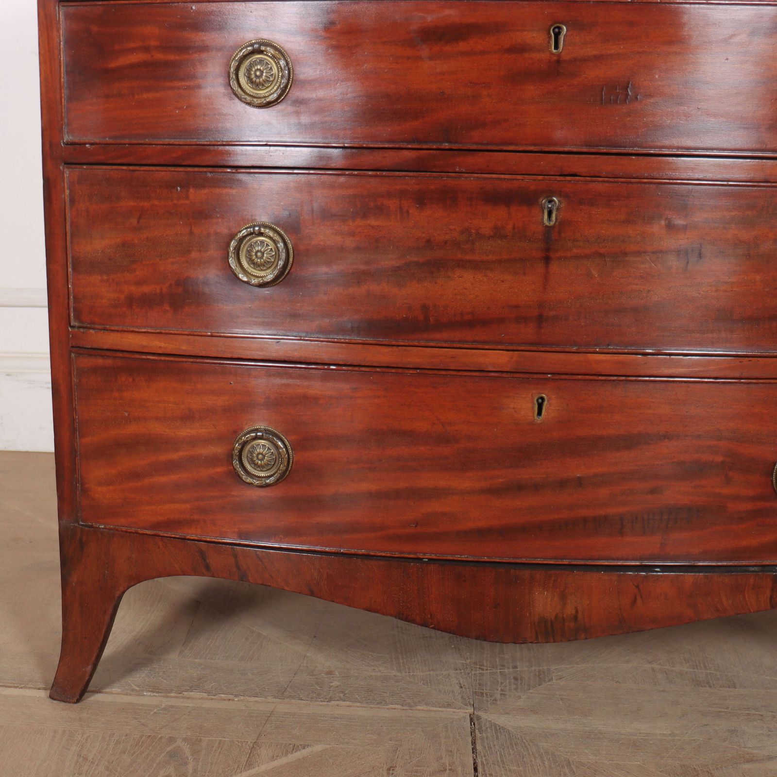 English Bowfront Chest Of Drawers photo vinterior