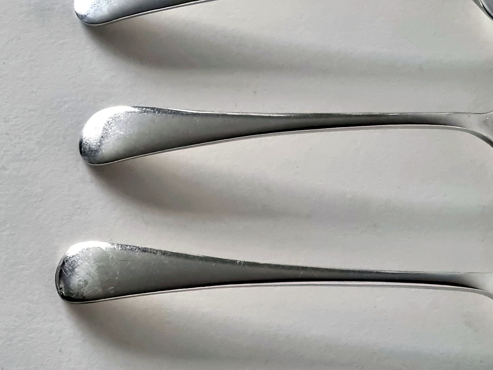 Vintage Silverplate Soup Spoons Set, Mismatched Epns Flatware, Sheffield photo vinterior