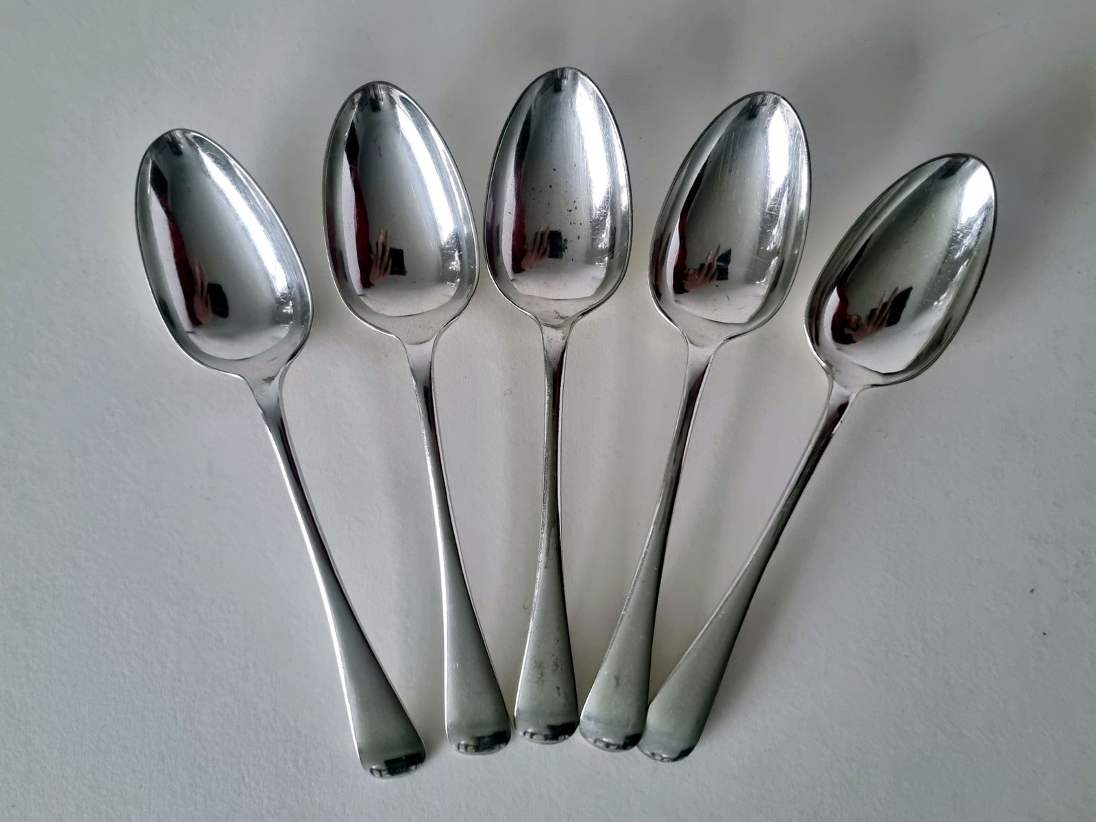 Vintage Silverplate Tablespoons Set, English Ep, Large Dining Spoons, Flatware Set, Classic