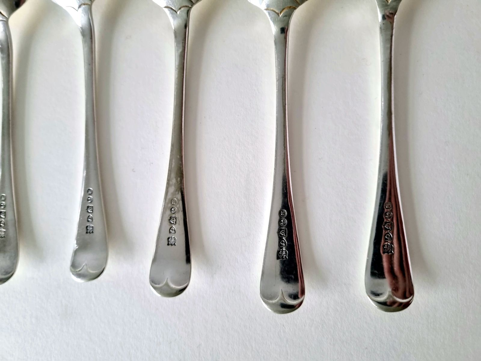 photo for sale Vintage Silverplate Tablespoons Set, English Ep, Large Dining Spoons, Flatware Set, Classic